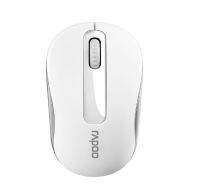 MOUSE (เมาส์ไร้สาย) RAPOO M10 PLUS WIRELESS OPTICAL MOUSE (MSM10PLUS-WH) WHITE