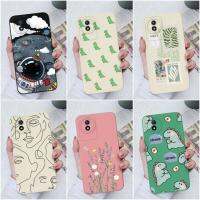 เคสสำหรับ Vivo Y02 4G Y02A ซิลิโคนกันกระแทกน่ารักรูปการ์ตูนลายไดโนเสาร์นักบินอวกาศยอดนิยมฝาหลังโทรศัพท์สำหรับ Vivo Y 0 2กันชน Funda Capa