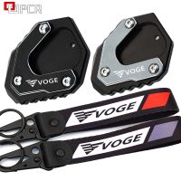 For Loncin VOGE 500 R 650 DS 500DS 500R 650DS Motorcycles Accessories Side Stand Enlarger Plate Kickstand Extension Pad Keyring