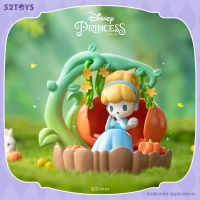 52TOYS Blind Box Disney Princess D-Baby Series Flower Swing 1PC Cute Figure Collectible Toy Desktop Decoration Cinderella