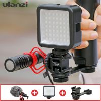 Microphone with Gimbal Accessories LED Video Light Cold Shoe Youtube Vlogging Video Setup for DJI osmo mobile Moza Smart Phones