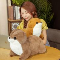 Stuffed Otters Animal Cute Cartoon Otters Plush Dolls Small Plush Toys Non-Fading Odorless Multifunctional Stuffed Animal Home Decor Cartoon Toy Doll Pillow for Women and Men high quality