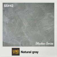 Uniloft​ Thailand​ปูนลอฟท์เกรดพรีเมียม​ ?จัดส่ง​ฟรี​ ​SS#42-Natural gray (1ชุด​ใช้ได้​15-20​ตารางเมตร​/2​รอบ)