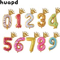 1set 16/32inch Birthday Balloons Gold Number Foil Balloons 1 2 3 4 5 6 Years Happy Birthday Party Decorations Kids Ballon Suppli Balloons