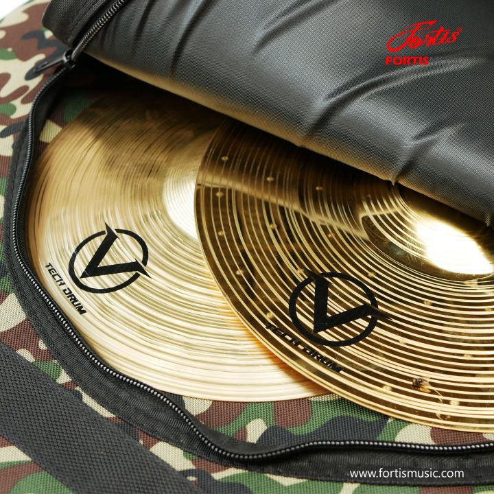 makana-กระเป๋าใส่ฉาบ-แฉ-cymbals-22นิ้ว-รุ่น-drumer-dm-021-red