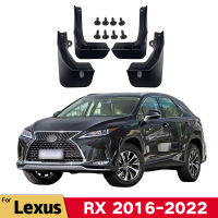 MudFlaps สำหรับ Lexus RX 300 350 450 200T AL20 2016-2022 Mudguards Mud Flaps Splash Guards ด้านหน้าด้านหลัง Fender รถอุปกรณ์เสริม4Pcs