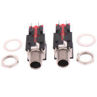 Sun 2pcs 6.35mm PJ-602B ช่องเสียบหูฟัง3ติดต่อ Right Angle Audio CONNECTOR