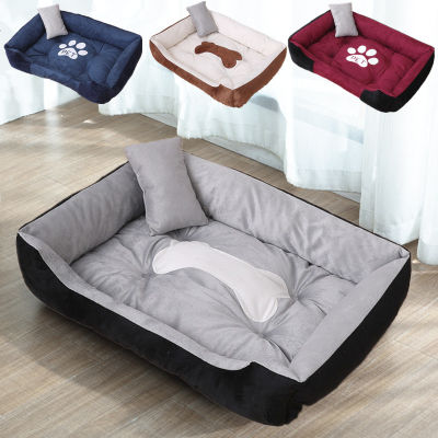 Soft Sofa Dog Beds Fleece Warm Bed for Small Large Dog Plus Size Waterproof Bottom Soft Pet Bed Cat Bed Autumn Winter