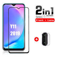 ฟิล์มเสริมความแข็งแรง2 In 1และฟิล์มป้องกันเลนส์สำหรับ IPhone 11 12 13 11pro 12 Pro 13 Pro 11pro Max 12 Pro Max 13 Pro Max ชัดเจนฟิล์มเลนส์กระจกมันวาว