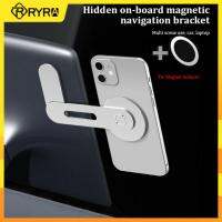 RYRA Magnetic Car Phone Holder Aluminum Alloy Portable Car Mobile GPS Support For IPhone 14 13 Xiaomi  Huawei Samsung Car Mounts