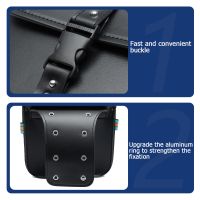 Universal Motorcycle Saddlebags Side Tool Bag Luggage PU Leather Waterproof