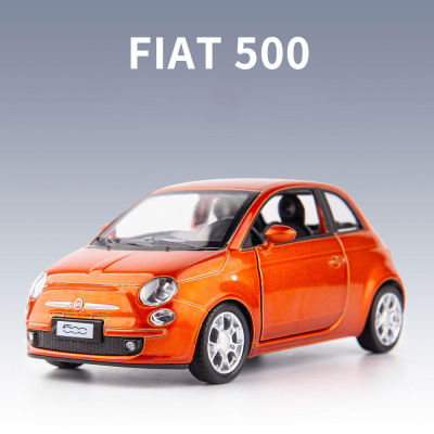 1:28 FIAT 500 Alloy Car Diecasts &amp; Toy Vehicles Car Model Miniature Scale Model Car Toy For Children