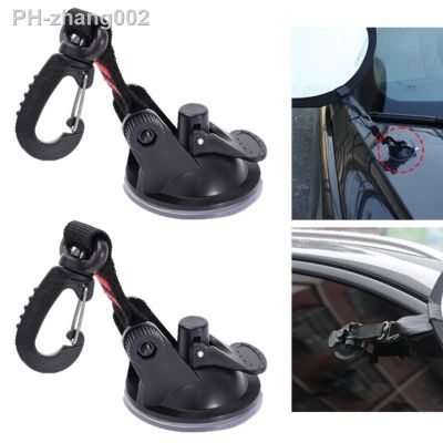 2pcs Car Tent Suction Cups Buckle Multi Triangular Awning Anchors Outdoor Camping Tent Suckers Anchor Securing Camping Hook