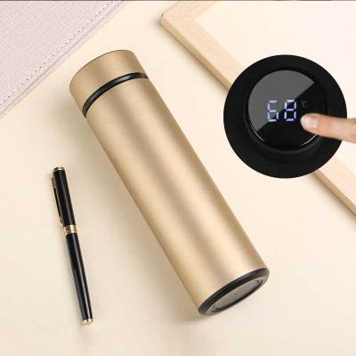 Frosted Touch Smart Thermal Bottle Stainless Steel Thermos Kid Water Bottle Temperature Display Portable Vacuum Water Cup Gift