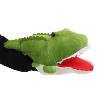 Alligator Puppet Crocodile Plush Puppet Animal Hand Puppet Toy Crocodile Plush Hand Puppet with Movable Open Mouths Educational Toy amiable