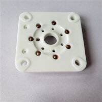 2pcs Ceramic tube socket GZC7-C GZC7-C-G tube holder tablet 7 pin silver foot for 6C33 FU29 FU19 FU32 FU30