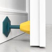 Stop Door To Door Safety Tools Household Home Improvement Floor Protector Bracket Door Rear Retainer Self Adhesive Silicone 1 Pc Decorative Door Stops