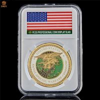 U.S. Naval Special Warfare Command USA Free Eagle Military Challenge Coin Sea Land Air Seal Commando Token Coin W/PCCB