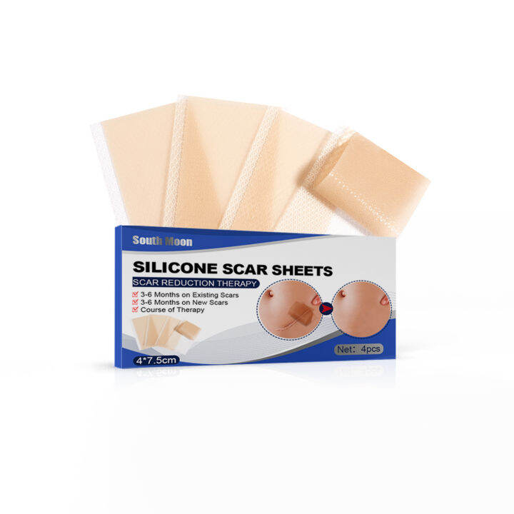 South Moon Silicone Scar Sheets Reusable Silicone Scar Removal Patch ...