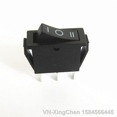 5PCS KCD3 Rocker Switch 15A /20A 125V/250V ON-OFF-ON 3 Position 3 Pin Electrical equipment Power switch black