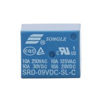 10ชิ้นรีเลย์แม่เหล็กไฟฟ้า Srd Sl-C Dc 10a 5V 6V 9V 12V 24V Pcb แผงวงจรคอนแทคพินรีเลย์5พิน