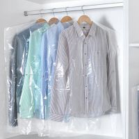 Wardrobe Dust Cover Hanging Disposable Clothing Clothes Home Storage Coat Pouch Organizer Suit Bag Dress Garment Hanging Case Wardrobe Organisers