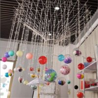 New Transparent Openable Plastic Christmas Decorations Ball Clear Bauble Ornament Gift Present Box 3cm -16cm