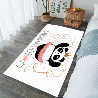 BeddingOutlet Panda Decorative Carpets for Living Room Cartoon Rainbow Floor Mat Animal Kids Bedroom Area Rug alfombra 152x244cm