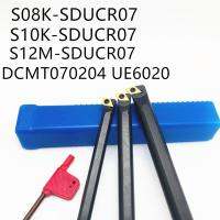 3ชิ้น S08K-SDUCR07 S10K-SDUCR07 S12M-SDUCR07 95องศาเกลียวเครื่องมือบาร์เจาะ + 10 DCMT070204เครื่องมือ