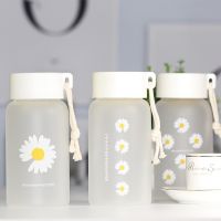 【jw】△✓  500ml Small Plastic Bottles Frosted Cup BPA Bottle with Rope