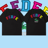 เสื้อยืดคอตตอนฤดูร้อน Summer Blast FEDFE x TRULY เสื้อยืดลำลองฤดูร้อน S-5XL