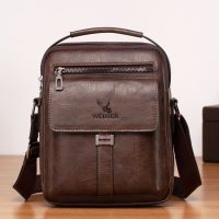 【CW】 Men Crossbody Shoulder Handbags Large Capacity Leather Man Messenger Tote