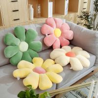 Flower Throw Pillow Soft Plush Sofa Cushions Daisy Floor Pillows Cute Stuffed Doll Toy For Kids Girls Gifts Home Decor Pillows