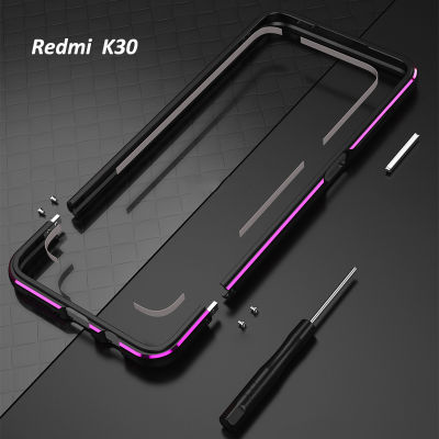 Bumper Case For Xiaomi Redmi K30 Metal Aluminum Frame Luxury Shockproof Phone Metal Accessories