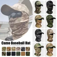 【CC】 2Pcs Set Camouflage Baseball Cap  Face Neck Hood Men Outdoor Balaclava Camping Hiking Fishing Hat