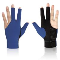 Pool Glove Sport Glove Billiard Pool 3 Finger Gloves Adjustable Non-Slip Billiard Accessories For Men Women Boys Girls