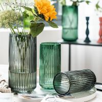 ✐Vidro Transparente Vaso De Flor Árvore Padrão Rocha Vaso Gua Floricultores Sala Decoração Mesa Artesanato