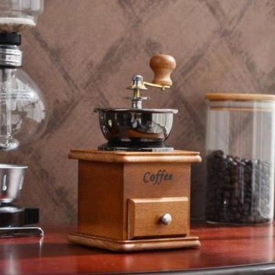 CFA เครื่องบดกาแฟ     Coffee Grinder แบบมือหมุนสแตนเลส เครื่องบดกาเเฟ **พร้อมส่ง** เครื่องบดเมล็ดกาแฟ
