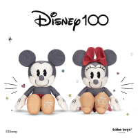 Disney HM 100th Anniversary Plush-ตุ๊กตามิกกี้เม้าส์และมินนี่เม้าส์ คอลเลคชั่นพิเศษ ครบรอบ100ปีดิสนีย์