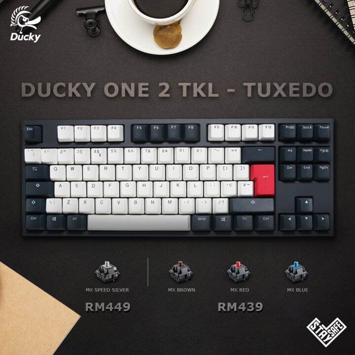 Bàn Phím Cơ Ducky One 2 Tuxedo Tkl - Chính Hãng (1 Đổi 1) | Lazada.Vn