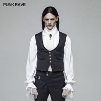 New Punk Rave Gentleman Victorian England Style Simple Retro Fashion Casual Mens Vest Waistcoat WY992