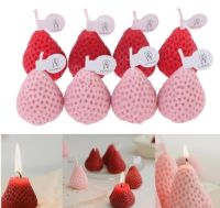 1pcs/4pcs Strawberry Candle Scented Candle Valentine Day Gift Party Home Decor