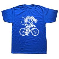 Shirts Men Cycling Skull | Men Bike Skeleton Shirt | Streetwear Shirt Bike - Funny Skull XS-6XL