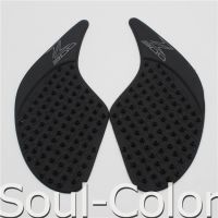 Motorcycle Protector Tank Pad Sticker Decal Gas Knee Grip Tank Traction Pad Side Black For Kawasaki Z300 Z-300 2013 2014 2015