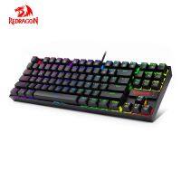 QSR STORE Redragon KUMARA K552 RGB Backlighting 87 Key Blue Switches Wired Mechanical Gaming Keyboard K552RGB For PC Gamers