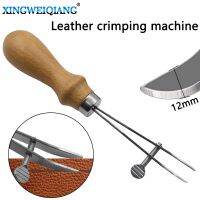 [COD] craft leather vegetable tanned edger spacing wheel isometric lined tool