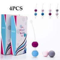 ▤❃▲ Use A Computer14bth2dgd 4PCS Silicone Kegel Balls Vaginal Female Contraction Exercise Trainer Adult