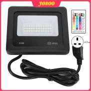 LED Colorful RGB Remote Control Floodlight Projection Light 25W for