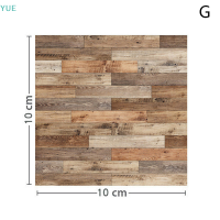 ?【Lowest price】YUE 1PC 1:12 dollhouse Miniature GRAIN FLOOR วอลล์เปเปอร์กระเบื้องสติกเกอร์ห้องน้ำห้องนั่งเล่นตกแต่งของเล่นตุ๊กตาบ้านอุปกรณ์เสริม