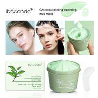 Ibcccndc 100g Green Tea Mud Film For Deep Cleaning, Blackheads, Removing Shrinking And Pores L2W9